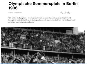 Cover: Olympische Sommerspiele in Berlin 1936 | bpb.de