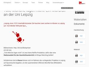 Cover: Tote Mönche lügen nicht. Ein Mordfall an der Uni Leipzig 