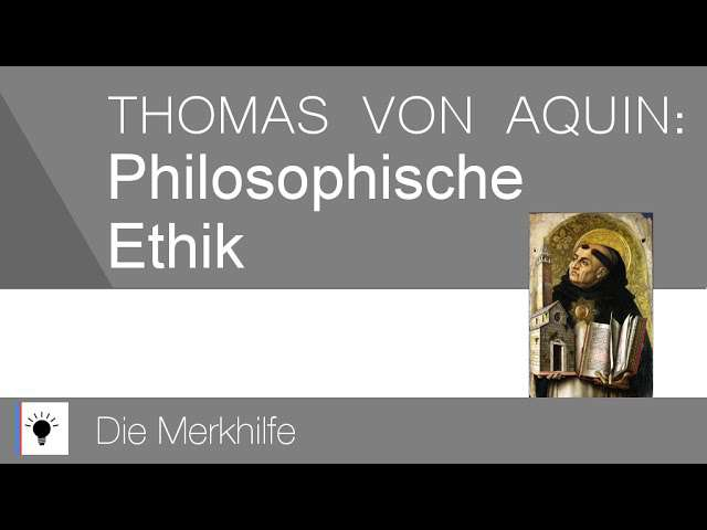 Cover: Thomas von Aquin: Philosophische Ethik - im Überblick | Ethik 13
