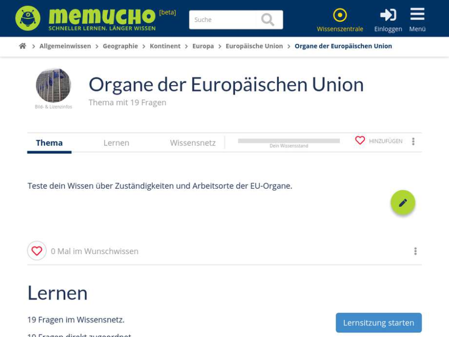 Cover: Organe der Europäischen Union