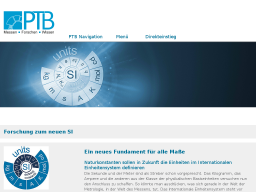 Cover: Forschung zum neuen SI - PTB.de