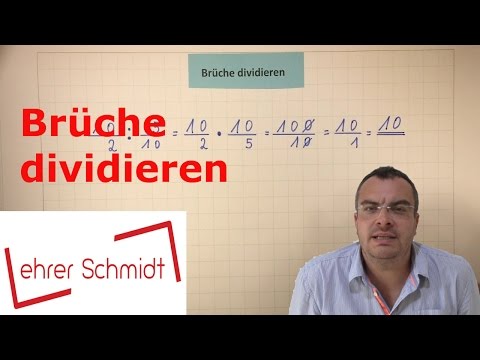 Cover: Brüche dividieren | Bruchrechnung | Mathematik | EINFACH ERKLÄRT | Lehrerschmidt - YouTube