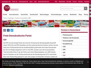 Cover: Parteien in Deutschland: FDP