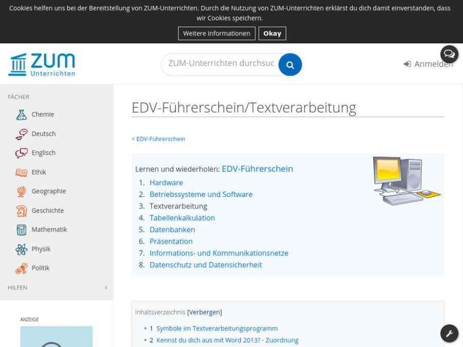 Cover: EDV-Führerschein: Textverarbeitung