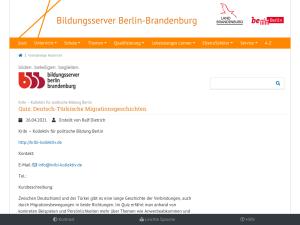 Cover: Quiz: Deutsch-Türkische Migrationsgeschichten | Bildungsserver
