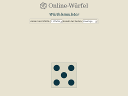 Cover: Online-Würfel — Würfelsimulator!