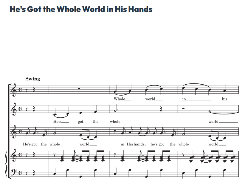 Cover: He's got the whole world in his hand
