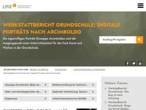 Cover: Werkstattbericht Grundschule: Digitale Porträts nach Arcimboldo