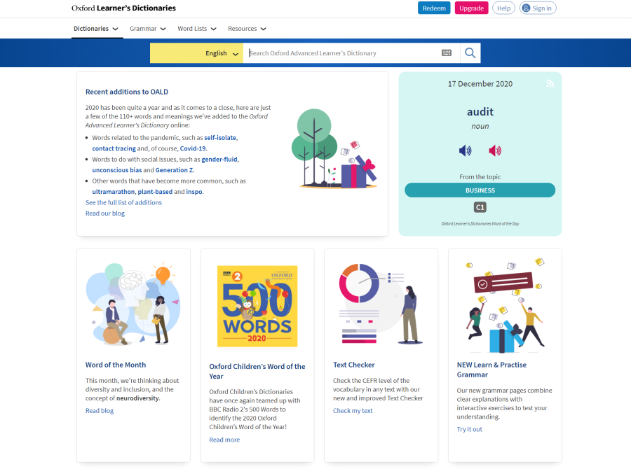 Cover: Oxford Learner's Dictionaries | Find definitions, translations, and grammar explanations at Oxford Learner's Dictionaries