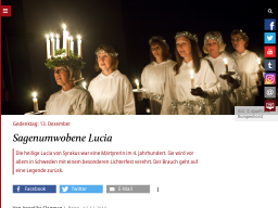 Cover: Sagenumwobene Lucia - katholisch.de