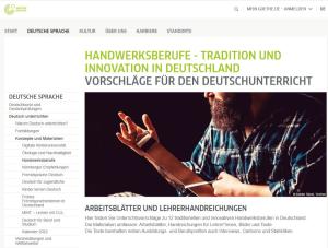 Cover: Handwerksberufe |  Vorschläge für den Deutschunterricht
