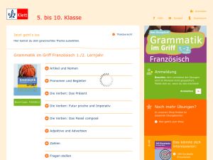 Cover: Klasse 5-10 |   Grammatik im Griff Französisch 1./2. Lernjahr