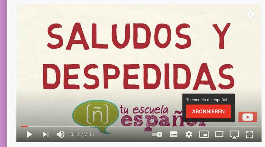 Cover: Aprender español | Saludos y despedidas