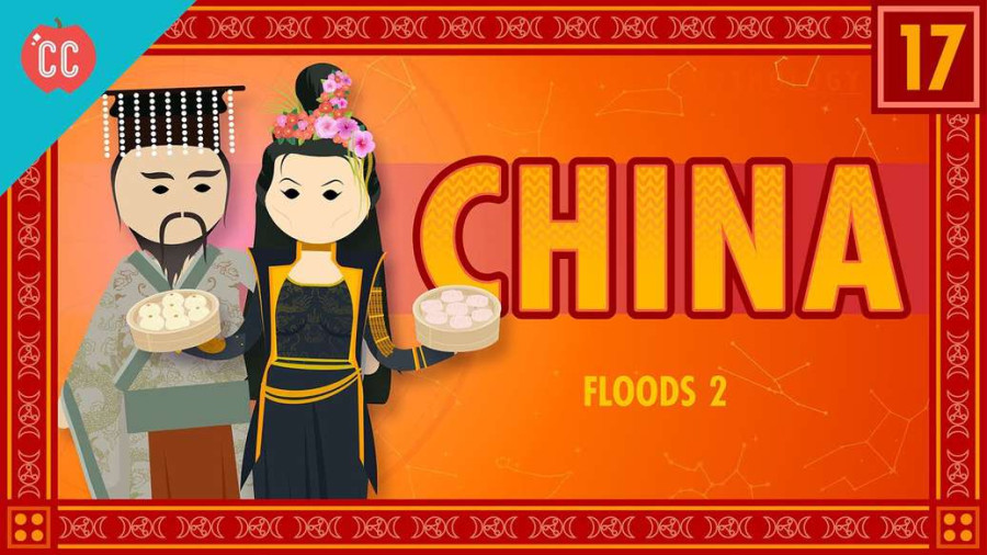 Cover: Yu the Engineer and Flood Stories from China: Crash Course World Mythology #17