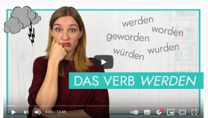 Cover: Das Verb WERDEN | Vollverb und Hilfsverb | fröhlich Deutsch