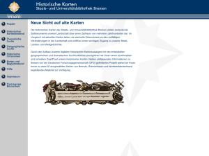 Cover: Historische Karten - Staats- und Universitätsbibliothek Bremen