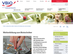 Cover: Weiterbildung zum Biotechniker und zur Biotechnikerin