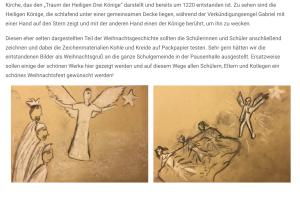 Cover: Weihnachtsgrüße aus dem Kunstunterricht der Steinschule | Freiherr-vom-Stein-Schule Wetzlar