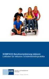 Cover: KOMPASS Berufsorientierung inklusiv | Leitfaden für inklusive Schülerbetriebspraktika