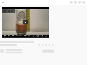 Cover: Videobasierte Aufgabe: Halbwertszeitmessung beim Bierschaumzerfall - YouTube