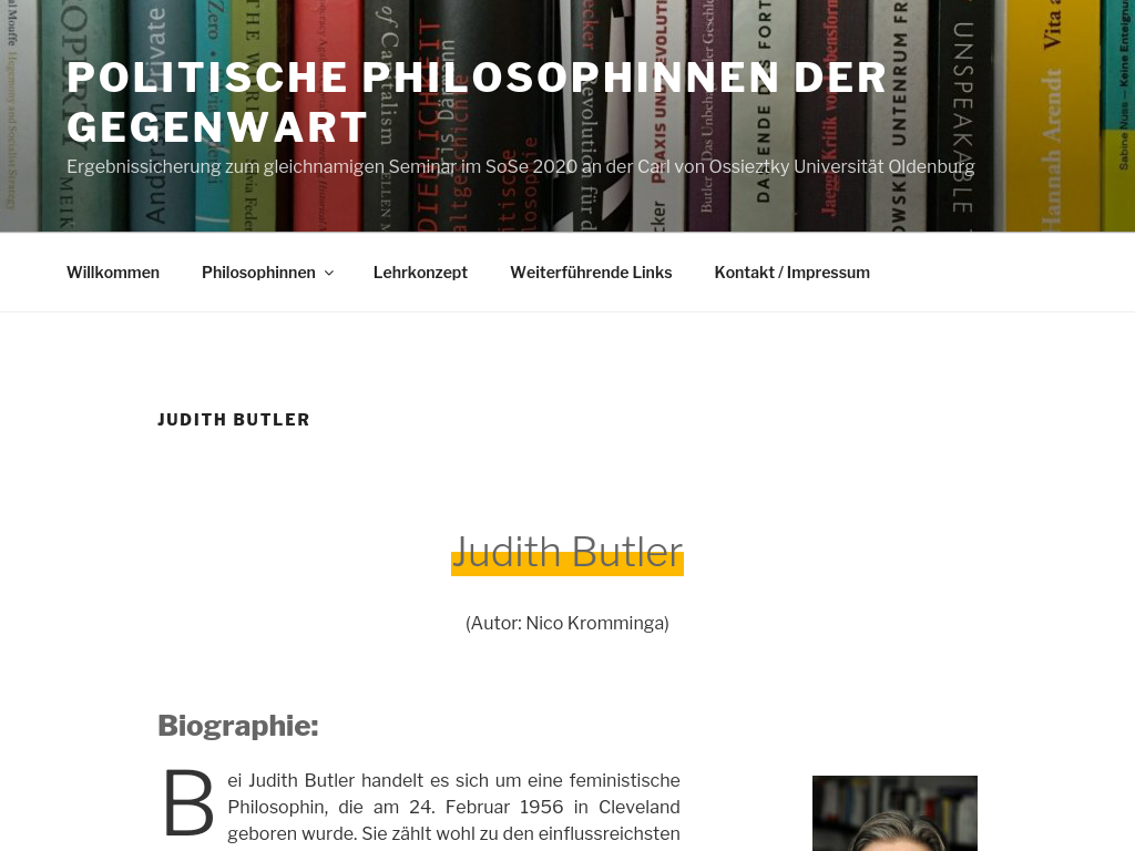 Cover: Judith Butler – Das Unbehagen der Geschlechter