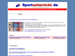 Cover: Grundlagen der Sportpädagogik - Verschiede Beiträge - sportunterricht.de