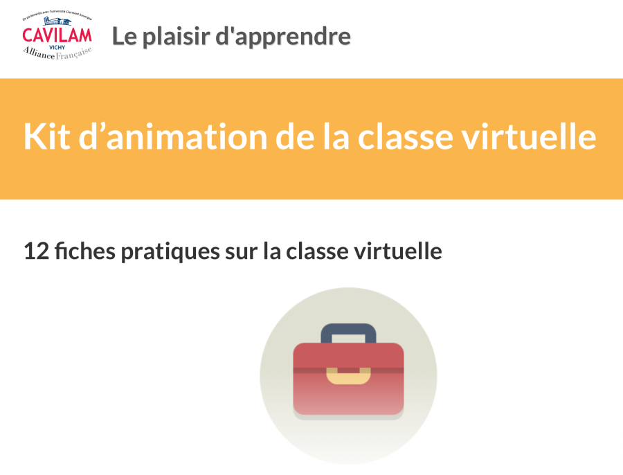 Cover: Kit d'animation de la classe virtuelle