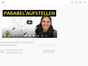Cover: Funktionsgleichung bestimmen PARABEL – Quadratische Funktionen ablesen - YouTube