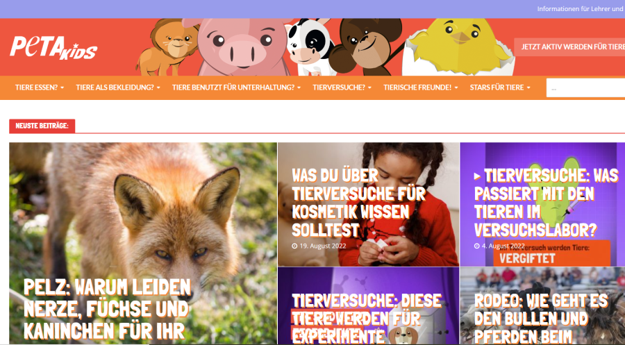 Cover: PETAkids - Tierschutz für Kids!