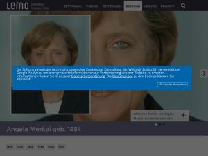 Cover: LeMO Biografie Angela Merkel