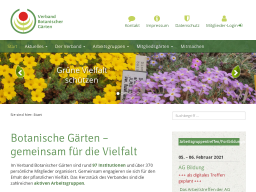 Cover: Botanische Gärten | Verband Botanischer Gärten e.V.