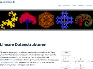 Cover: Lineare Datenstrukturen – cpothmann.de