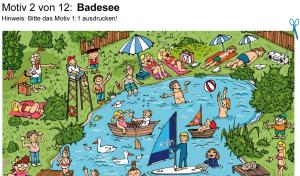 Cover: Wimmelbild Badesee