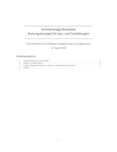 Cover: Informatische Bildung für Lehrkräfte in allen Phasen (Nutzungskonzept)