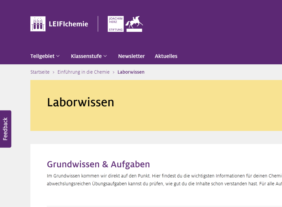 Cover: Laborwissen | LEIFIchemie