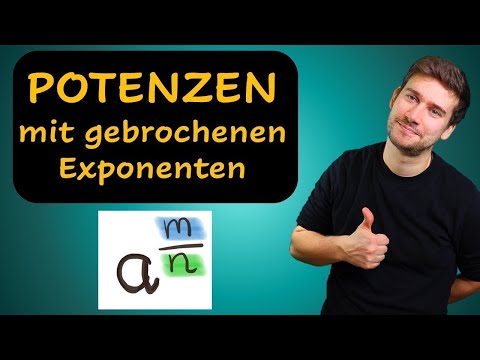 Cover: Potenzen mit gebrochenen Exponenten (Erklärung mit Beispielen) - YouTube