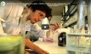 Cover: BOKU Chemie Sicherheit im Labor