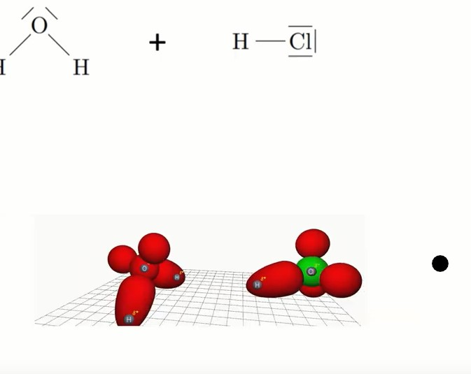 Cover: Reaktion von Wasser mit Chlorwasserstoff (HCl) mit 3D-Animation erklärt | Bildung von Salzsäure
