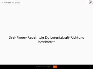 Cover: Drei-Finger-Regel: wie Du Lorentzkraft-Richtung bestimmst