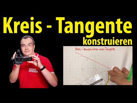 Cover: Kreis - Tangente konstruieren | Lehrerschmidt - YouTube