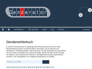 Cover: Gender-Wörterbuch | GENDERATOR