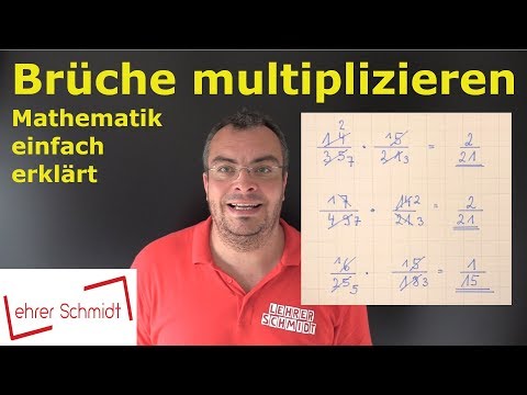 Cover: Brüche multiplizieren - Bruchrechnung - einfach erklärt | Lehrerschmidt - YouTube