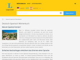 Cover: Langenscheidt | Wörterbuch Spanisch ⇔ Deutsch 