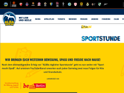Cover: Sportstunde - ALBA BERLIN Basketballteam