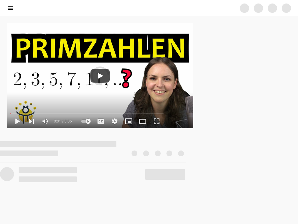 Cover: PRIMZAHLEN einfach erklärt – Was ist eine Primzahl? - YouTube