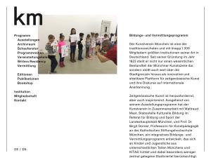 Cover: Besuche mit Kindern | München | Kunstverein München
