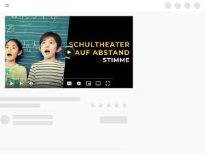Cover: Schultheater auf Abstand - Stimme
