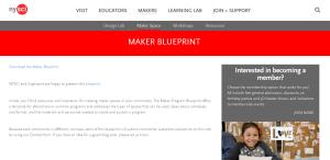 Cover: A Blueprint: Maker Programs for Youth