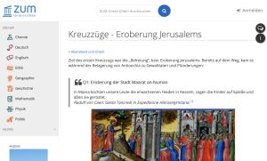 Cover: Abendland und Orient / Kreuzzüge - Eroberung Jerusalems | ZUM-Unterrichten