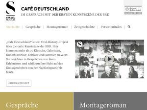 Cover: Café Deutschland | Im Gespräch mit der ersten Kunstszene der BRD